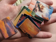 Mohamm-pegatinas en caja de estilo de vida para chica, pegatinas escamas de decoración de flores, libro de paisaje Ins, regalo escolar, 45 Uds.