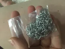 Conectores de anillos partidos de acero inoxidable abierto, accesorios de fabricación de joyería, oro y plata, 4, 5, 6 y 8mm, 200 Uds.