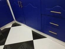 KAK-perillas de manija recta para puerta de cocina, manijas de acero inoxidable doradas de 2 ~ 20, 10mm de diámetro, para muebles