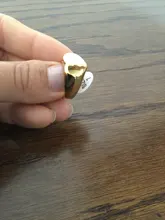 Anillos de corazón con nombre personalizado para hombre y mujer, joyería de compromiso personalizada, sortija de acero inoxidable de Color dorado, regalo de boda para amantes