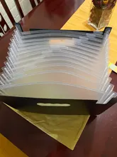 Carpeta de expansión de 13/24/37 bolsillos A4, organizador de archivos de plástico grande extensible, Carpeta de Acordeones de pie, Archivador de carpa