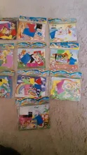 Pegatinas de espuma EVA 3D DIY para niños, 10 Uds., dibujos animados, Princesa, coche, dinosaurio, rompecabezas, juegos, arte, artesanía, Juguetes educativos de Aprendizaje Temprano