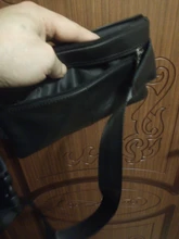 MISFITS-Riñonera de cuero de vaca para hombre, cangurera masculina pequeña, de estilo vintage, bolso de ajuste en el pecho, informal, para llevar el teléfono móvil