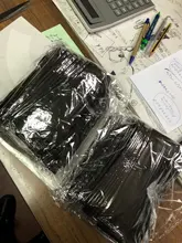 Mascarilla desechable de 3 capas para adultos, máscara no tejida, envuelta individualmente, con filtro negro, 10/100/200/400 Uds.