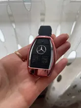 Funda protectora para llave de coche, carcasa para Mercedes Benz A C E GLC Class