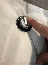 Enfermera-carrete de insignia retráctil con hermosas flores de silicona, 60cm, para estudiante, Enfermera, exposición, Tarjeta De Nombre, pecho, tarjeta de identificación, nuevo