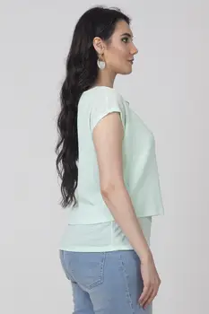 Sans Textile Women 'S Green Skirt Tip Layer Low Sleeve 65 N15673
Sans Textile Women 'S Green Skirt Tip Layer Low Sleeve 65 N15673