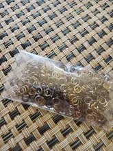 Anillos abiertos de Metal de 4/6/8mm, conectores de anillos partidos para fabricación de joyas