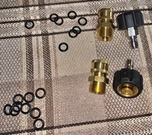 Pressure-Washer-Adapter-Set Quick-Connect-Kit To 14mm M22 1/4inch
