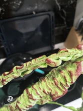 Artificial Rattan Reptile Box Case Decoration Lizard Green Plants Jungle Habitat