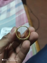 Anillo de Color dorado grueso clásico para hombre, accesorios de dedo para fiesta de cóctel, joyería, diseño estable, regalo de cumpleaños