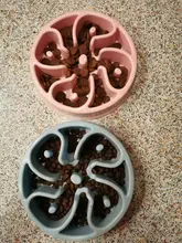 Divertido Perro de Mascota Gato Cachorro Anti Ahogo Lento Alimentador de Alimentos Recipiente De Plástico de Alta Calidad mascotas