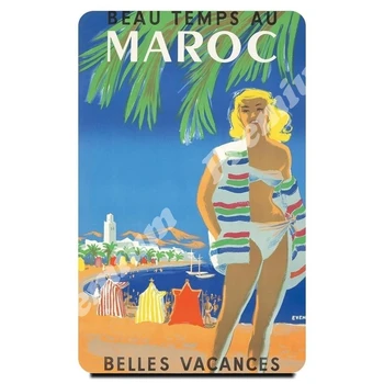 Morocco souvenir magnet vintage tourist poster
Morocco souvenir magnet vintage tourist poster