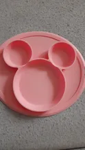 Platos tipo tazón alimentación de bebé, plato de silicona integrado para niños, platos de Silicagel para bebés