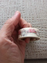 Seven-Cinta washi de 15mm x 10M, álbum de recortes adhesivos, cinta adhesiva