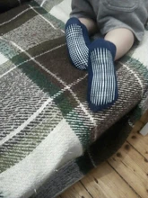 Calcetines náuticos antideslizantes de algodón para niños, calcetín de corte bajo para chico, con empuñaduras de goma, para las cuatro estaciones, de 0 a 6 años, 6 par/lote