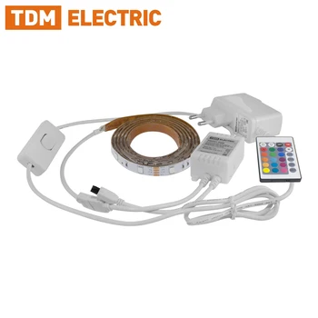 Комплект светодиодной ленты SMD5050-30 LED/м-12 В-7,2 Вт/м-IP20-RGB (1 м / 3 м), 12 Вт / 18 Вт, IR-контроллер TDM
Комплект светодиодной ленты SMD5050-30 LED/м-12 В-7,2 Вт/м-IP20-RGB (1 м / 3 м), 12 Вт / 18 Вт, IR-контроллер TDM