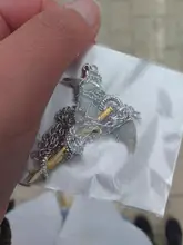 Collar brillante de moda, colgante de dragón luminoso que brilla en la oscuridad, envío directo