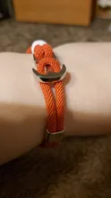 NIUYITID 2019 nueva cuerda de hilo rojo pulseras de mujer brazalete de ancla de encanto pirata en la mano