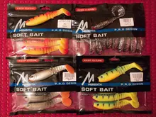 Silicone Bait Fishing-Lure Shad T-Tail-Wobblers Leurre Meredith Cannibal Artificial 80mm