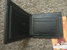 Cartera corta de piel sintética para Hombre, tarjetero, Masculina, Portafoglio, Uomo