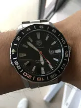 WAZ2114.BA0875-Reloj de pulsera para hombre, de cuarzo, de lujo, tonneau, Tourbillon automático, para negocios, Aquaracer