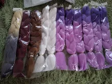 Miss Rola-extensiones de cabello trenzado sintético, 24 Jumbo pulgadas, 1 tono, 100g, fibra de alta temperatura, cabello trenzado de ganchillo, 29 colores