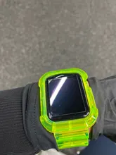 + Correa de reloj Apple apple Watch banda 44mm 40mm 42mm 38mm accesorios correa de silicona blanda transparente Apple watch Serie 6 iPhone 5 4 3