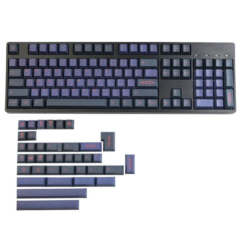 

GMK Alter Keycap PBT Cherry Profile Keycaps 142 Keys For Gaming RK61/64/gk61/68/75/84/87/96/980/104/108 Mechanical Keyboard