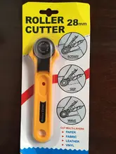 Cortador rotativo de 45mm y 28mm para juego de cuero, cuchillas para tela, cortador de edredón Circular, herramienta de corte de retales, colcha, cortador de cuero