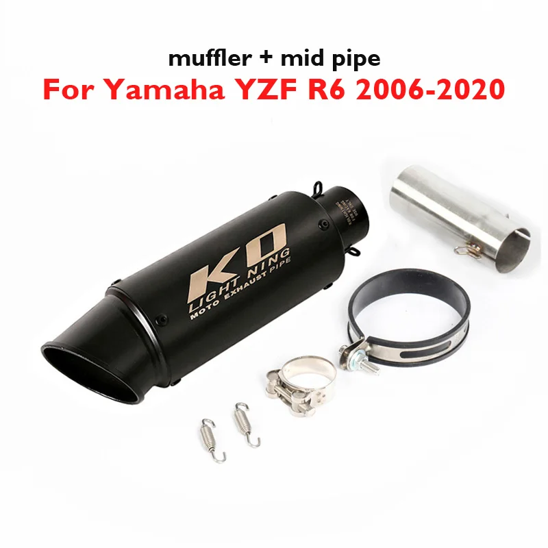 Motorcycle Exhaust System Silencer Escape Muffler Pipe Middle Mid Link Connector Pipe for Yamaha YZF R6 2006-2020
Motorcycle Exhaust System Silencer Escape Muffler Pipe Middle Mid Link Connector Pipe for Yamaha YZF R6 2006-2020