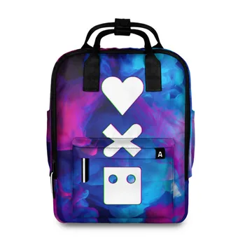 Women's backpack 3D love death robots (LDR) 
Women's backpack 3D love death robots (LDR)