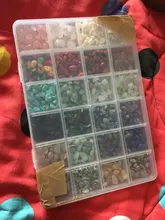 1323 Uds. Kit de cuentas de piedras preciosas irregulares con cuentas espaciadoras cierres de langosta anillos de salto elásticos para suministros de joyería DIY