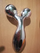 Rodillo masajeador 3D para piernas, Abdomen, cuello, glúteos, masaje Facial, rodillo de Estiramiento Facial giratorio 360, herramientas de cuidado de la piel, adelgazamiento corporal