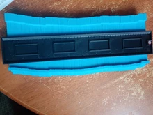 Calibrador de contornos irregulares de azulejos, regla de arco de plástico para medición de curvaturas y laminado de azulejos, plantilla manual de perfil de contorno de 12/14/25cm