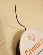 Cuerda elástica de cristal Flexible de colores para cuentas para confeccionar joyas, cuerda de hilo de pesca, 0,6, 0,8 y 1,0mm, novedad