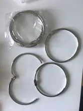 Carpeta de anillos de Metal de alta calidad, 2/3/5/10 Uds., álbumes DIY de 15-80mm, aros de hojas sueltas para libros, suministros de encuadernación para oficina, álbum de fotos