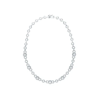 Silver necklace with cubic zirconium sunlight sample 925 
Silver necklace with cubic zirconium sunlight sample 925