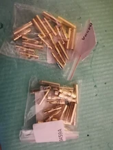 Conector Banana de bala bañado en oro, batería de 4mm, conector macho hembra, 10 pares