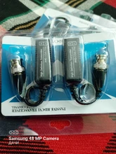 2 uds vídeo CCTV Balun accesorios pasivos transceptores de fibra óptica 300M de distancia UTP Balun BNC Cable CAT5 Cable