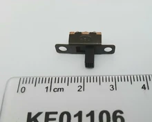 Hot 20pcs 5V 0.3A Mini Size Black SPDT Slide Switch for Small DIY Power