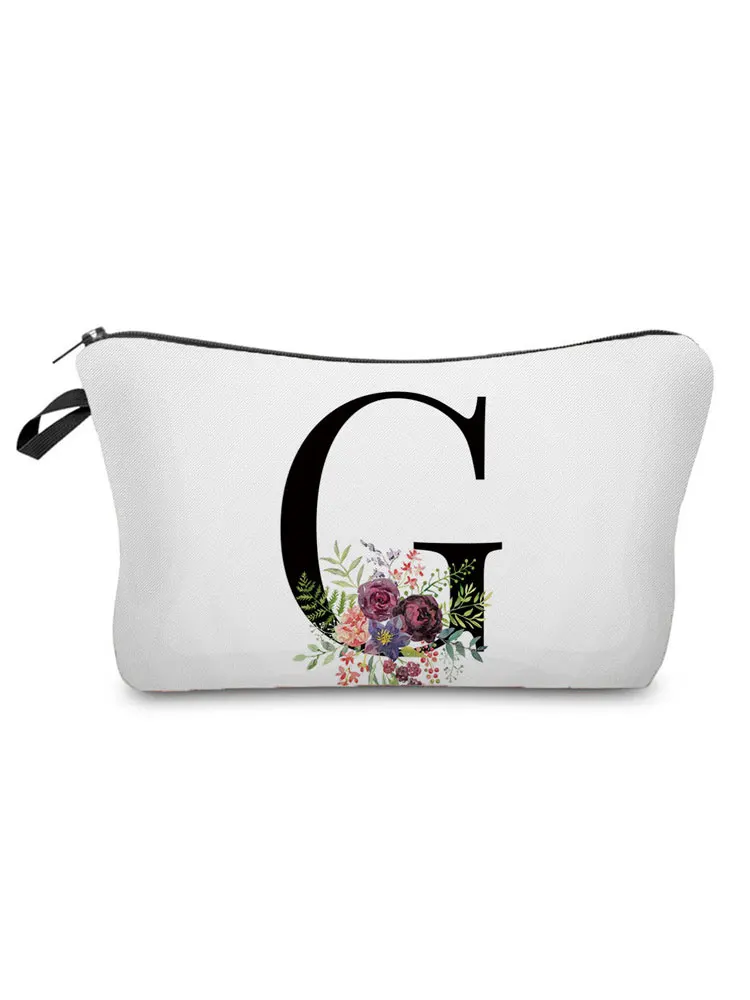 Personality Customized Family Name Letter Printed Makeup Bags Polyester Portable Cosmetic Organizer Send Teacher Meaningful Gift 
Personality Customized Family Name Letter Printed Makeup Bags Polyester Portable Cosmetic Organizer Send Teacher Meaningful Gift