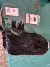 HUAYA-Peluca de cabello sintético para mujer, pelo corto/largo y recto, rizado de media cabeza con diadema, extensiones de cabello con conexión Natural