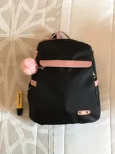 2020 Kawaii mujer mochilas con paneles Oxford negro damas mochila paquete mujer COSMÉTICOS DE LA CALIDAD escuela bolsas de libros para chicas adolescentes