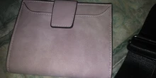 Cartera de cuero con broche para mujer, monedero pequeño y delgado, tarjetero, billetera y cartera de diseñador de marca de lujo, 2021