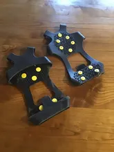 Shoes-Cover Cleats Crampons Studs Ice-Snow-Shoe Outdoor-10 Camping Anti-Slip Winter Spiked-Grips