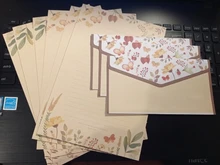 Sobres de papel de papelería para postales, sobres Vintage para invitaciones, regalos pequeños, Mini sobres de escritura bonitos, 9 unids/lote