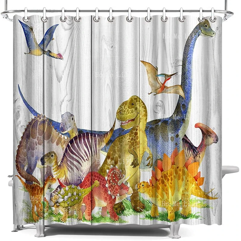 Динозавр ванной мультяшная душевая занавеска Водонепроницаемая Полиэстеровая ткань животное дикая природа детский Декор с крючками
Динозавр ванной мультяшная душевая занавеска Водонепроницаемая Полиэстеровая ткань животное дикая природа детский Декор с крючками