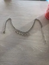 Cadena de personalidad Original Hip Hop carta Hellboy gargantilla collares para mujeres moderno Color plateado cadena Punk estilo las niñas Bijoux