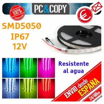 5 meters RGB LED strips 12V 5 m IP67 waterproof lights Flexible ribbon colors
5 meters RGB LED strips 12V 5 m IP67 waterproof lights Flexible ribbon colors